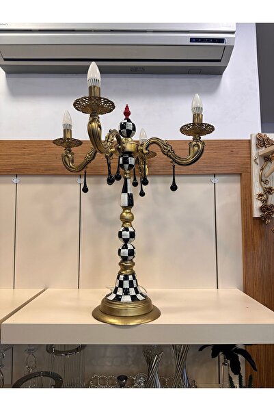 PLUS HOME 4'lü El Boyama Lamba Şamdan