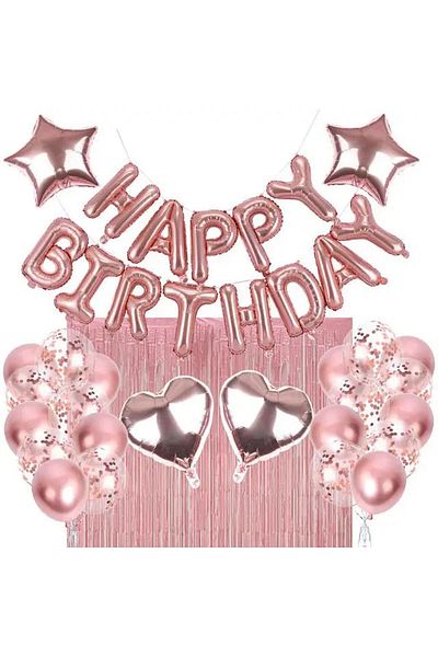 DÜVENCİ TİCARET Haopy Unicorn Yılık Foil Balloon Set