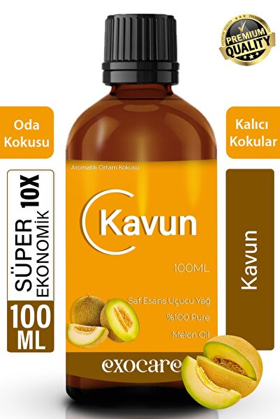 exocare Kavun Esansiyel Uçucu Koku Yağı Buhurdanlık Difüzör Esansı oda parfüm...