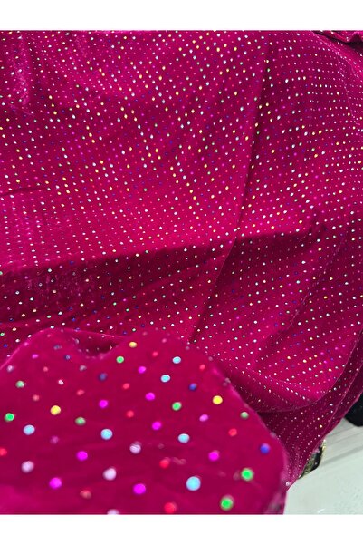 OsmanKumaşDantel Taşlı İpekli Kadife