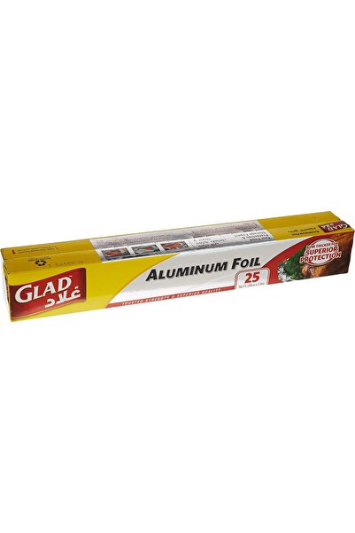 Glad ورق ألمنيوم 25 قدم مربع