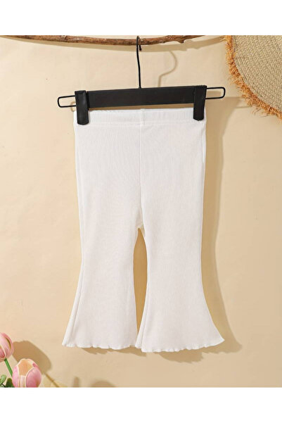 eymwes 3 Adet Kız Bebek Ve Kız Çocuk Kaşkorse Rahat Kalıp İspanyol Paça Tayt Pantolon