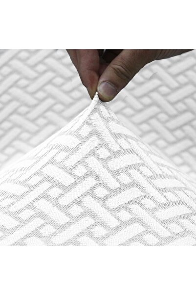 etleshome Etles home Tuğla Desen Sandalye Kılıfı Yıkanabilir Likralı Esnek Lastikli Sandalye Örtü (tekli)