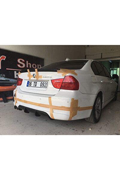 Fifty Tunning BMW E90 AC ARKA DİFÜZÖR  Fiber Boyasız
