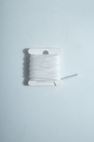 Eskişehir hobi sanat Snow White 1,0 mm - 5 μέτρα κερωμένο κολιέ κορδόνι κοσμήματα, κορδόνι βραχιόλι