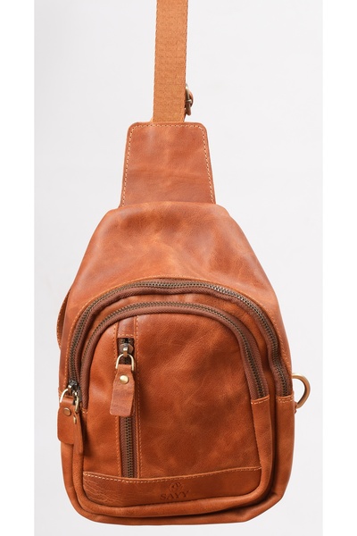 Bakani Leather حقيبة كروس للجنسين من الجلد الطبيعي - أنيقة وعملية ومتينة