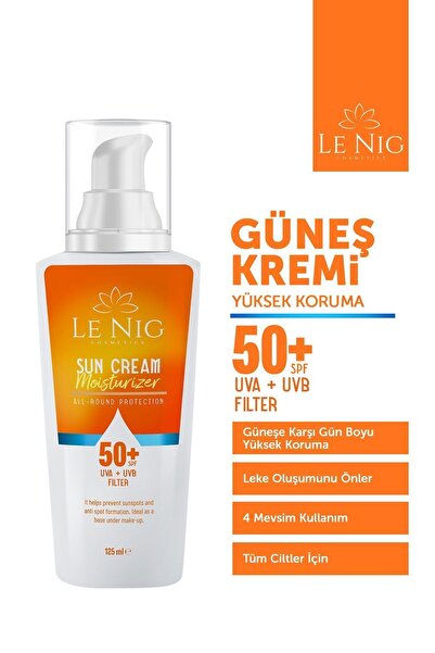 LE NIG Güneş Kremi Spf50 Yüksek Uva/uvb Korumalı 125ml