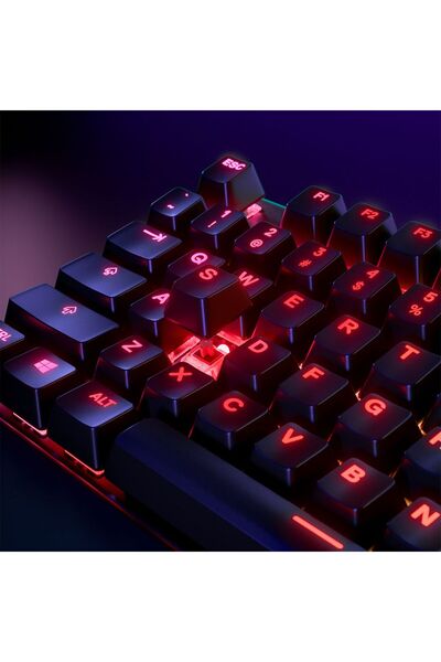 SteelSeries Apex 7 Mekanik Oyun Klavyesi, Oled Akıllı Ekran, Red Switch, Türkçe Qwerty
