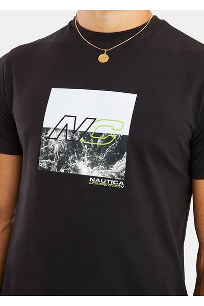Nautica Men's Black T-Shirt N7K01253