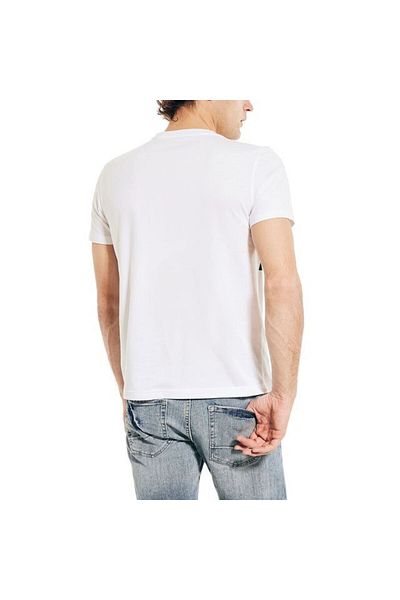 Nautica تي شيرت أبيض للرجال - VR3516