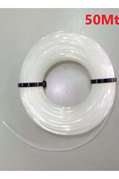 KROKODİL خط منجل التمساح 2.50 مم - 200 كجم، 50 متر شفاف 1 قطعة.