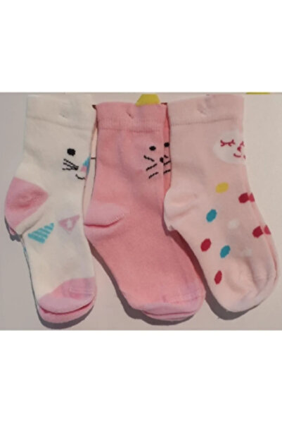 Aziz Bebe 35668 3-Piece Baby Socks Set