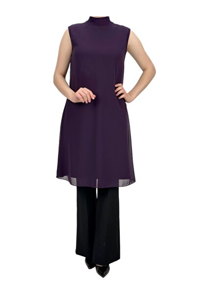 ottoman wear OTW8831-772 Önü Şifon İçlik Mor