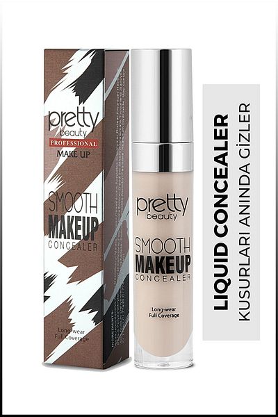 Pretty Beauty Under Eye Concealer with Liquid Brush - Concealer Open No:1
