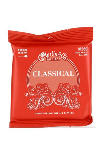 Martin M260 سلسلة الغيتار الكلاسيكي ضغط الدم العادي