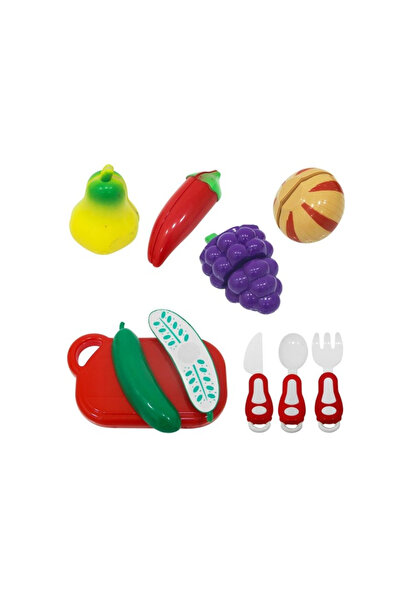 Birlik Oyuncak Urt-007 طقم فواكه نباتية قابلة للقطع 16 قطعة