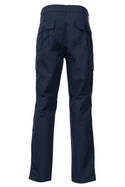 2AS Men's Gabardine Trousers - PATİGA CARGO, Navy Blue