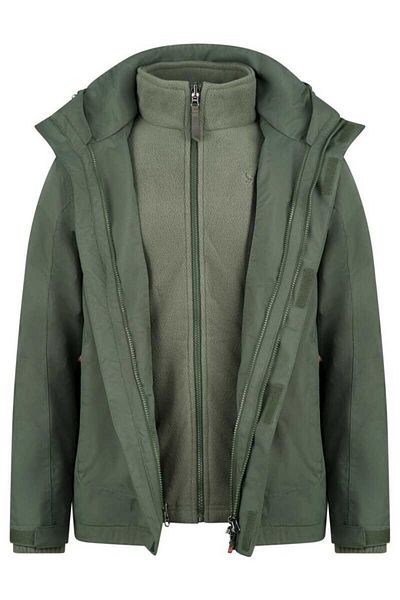 2AS Elbruz Man 3 In 1 Coat - Sage
