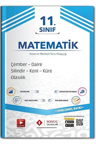 İndeks Akademi Yayıncılık 11. Sınıf Matematik Çember ve Daire Silindir Koni K...