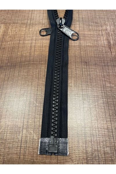 NİCE Powerful 1 Meter Black Bone Zipper with Wide Thread