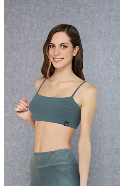 Doreanse Sutien sport cu nervuri pentru femei 5554