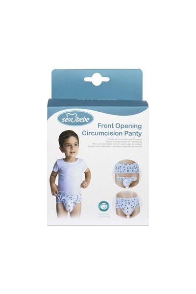 Sevi Bebe Boy's White Front Opening Circumcision Weight