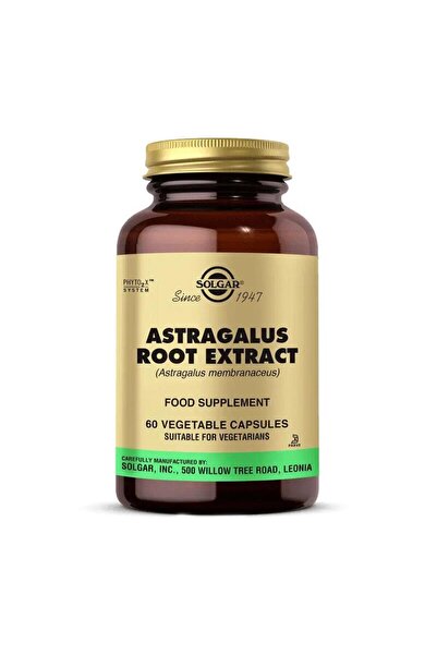 Solgar Astragalus Root Extract 60 Kapsül - Diş Beyazlatıcı Köpük Hediye