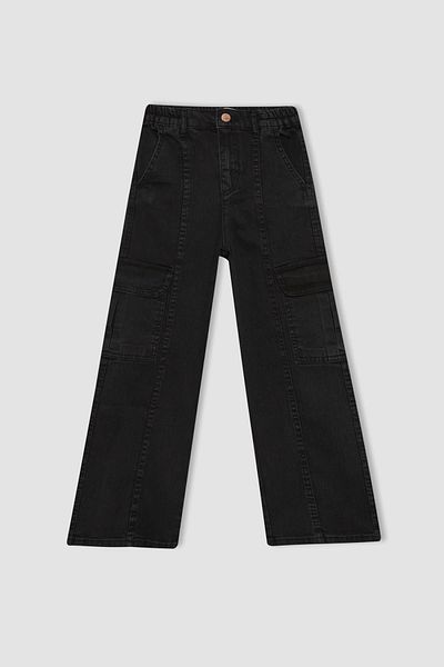 DeFacto Wide Leg Girl's Jean Trousers - A7922a823au