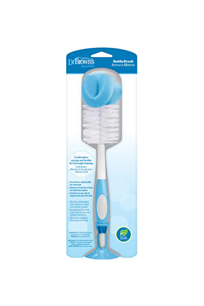 Skygo Dr Brown's Blue Pacifier and Bottle Cleaning Brush