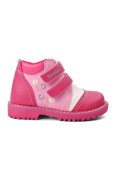 ŞİRİNGENÇ Κοριτσίστικες μπότες Smrking Fuchsia Pink Velcro