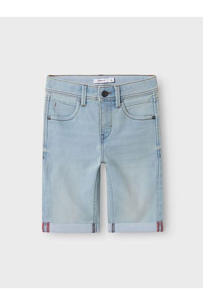 Name it Džínové šortky Slim Fit Dlouhé
