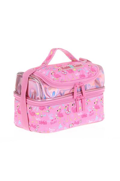 Kids Kaukko Kids - Cutie de prânz Flamin cu piatră oglindă L7095