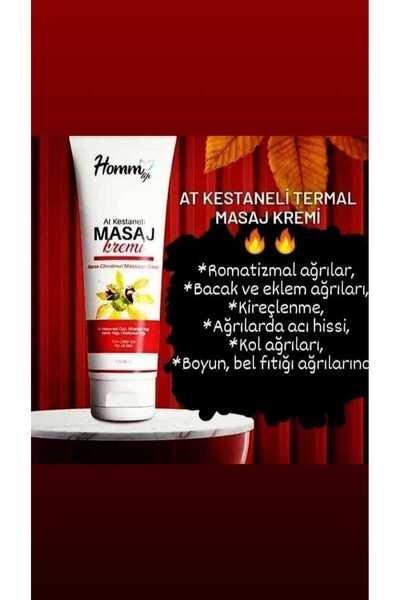 Homm Bitkisel At Kestaneli Masaj Kremi 125 ml