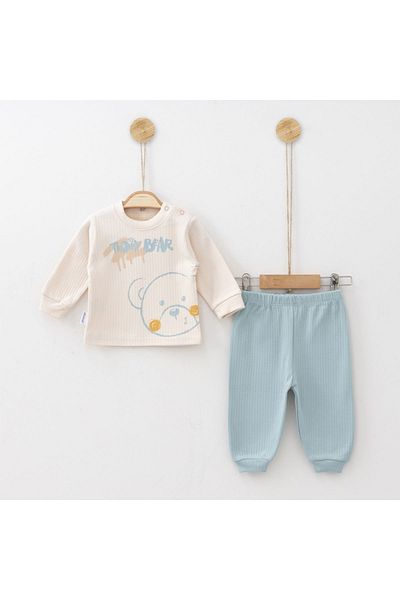 ELBEBEK Teddy Bear Printed 2 Piece Set
