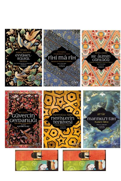 Sufi Kitap Mantıkut Tayr,bir Alimin Günlüğü,fihi Ma Fih,güvercin Gerdanlığı,n...