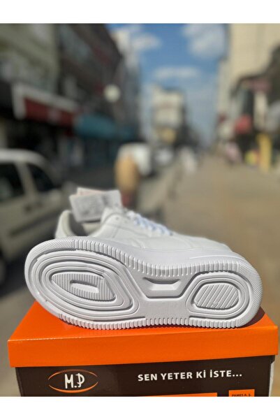 M.P. 242-2091 White Unisex Sports Shoes