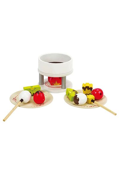 Hape Wooden Toy Chocolate Fondue Set