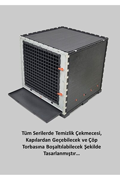 Leganest 52cm X 52cm X 52cm Kedi, Köpek, Tavşan, Bıldırcın, Keklik, Civciv, Tavuk Kafesi, Yuvası