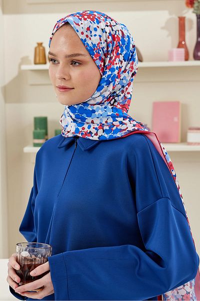 Emproyal Lavin Patterned Shawl - Relaxed Fit