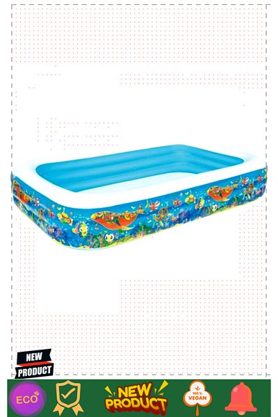 OMZ Ocean Pattern Family Pool 5 Liters Girl Boy Toys Educational Toys
