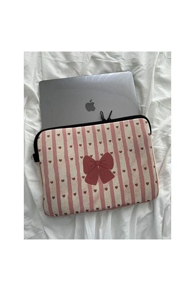 synshop Kawaii Plaid Ribbon - Laptop, Tablete și Husă Documente Organizator de călătorie Geanta Cadou