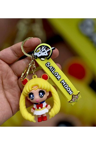 Meyra Accessories 1pcs cute anime hatsune mini-figure bag accessory keychain 3D quality hatsune keychain