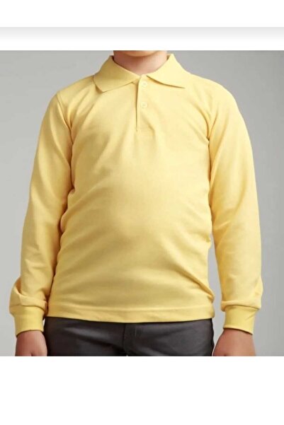 FİRES GİYİM ERKEK ÇOCUK POLO YAKA %100 PAMUK UZUN KOLLU OKUL LAKOS.