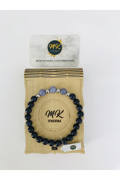 MK tasarım Purple Quartz Star Stone Bracelet - Mkt39005