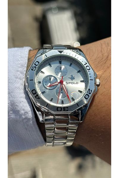 SPOLO Men's Steel Wristwatch