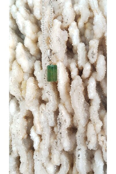 kuartz Unisex Yeşil Kolye Ucu