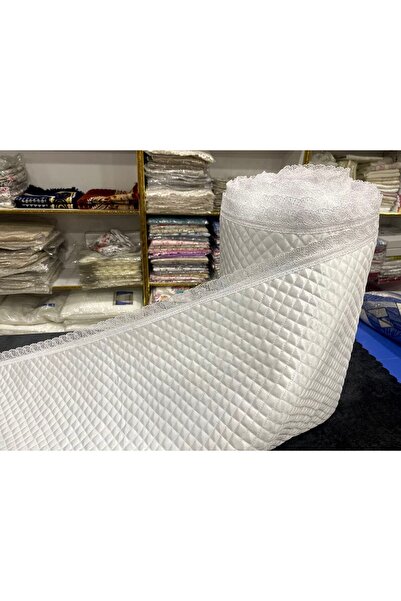 Yarençeyiz Dolap Içi Kapitone Dantelli Raf Örtüsü En 50cm × Boy 10 M