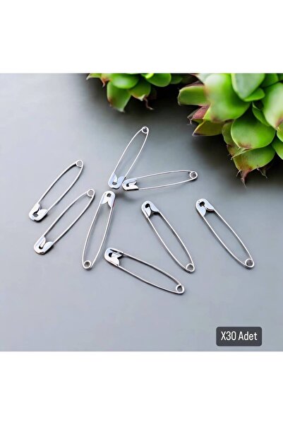 Metler Çengelli İğne Çatal İğne Çengelli İğne Büyük Boy Çengelli İğne 6 Cm 30...