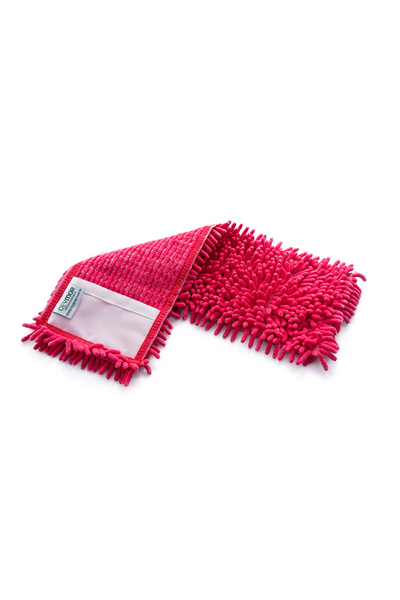 MİKROFİBER MAKARNA MOP TEMİZLİK BEZLERİ PEMBE 50 CM