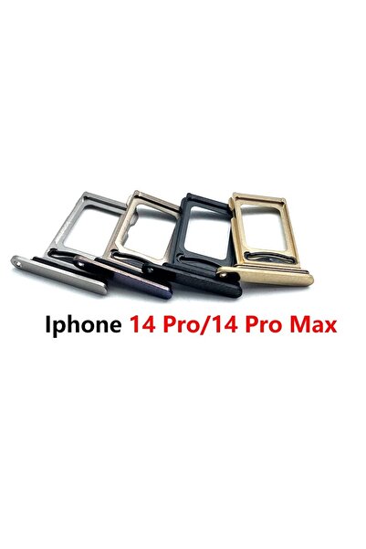 Genel Markalar iPhone 14 Pro Max ÇİFT SİM Sim Kart Tepsisi Sim Çekmecesi ÇİFT...